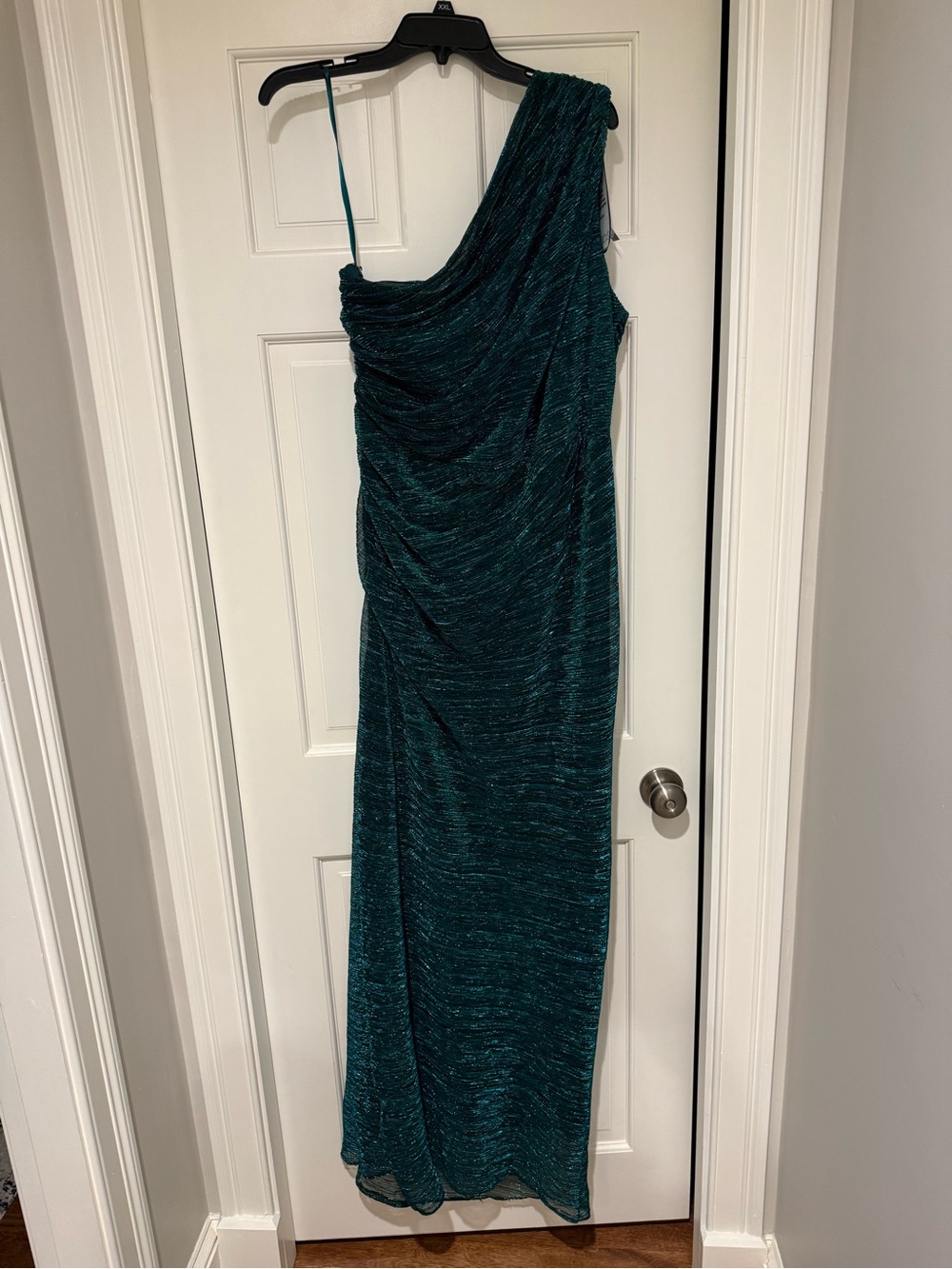 Betsy & Adam One Shoulder Evening Dress-18 NWT